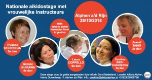 aikido stage vrouwelijke instructeurs